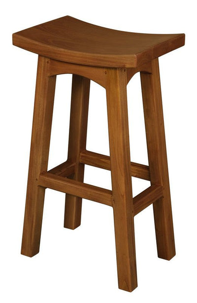 Tokyo Solid Mahogany Timber Barstool (Light Pecan) Payday Deals