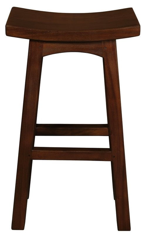 Tokyo Solid Mahogany Timber Barstool (Mahogany) Payday Deals