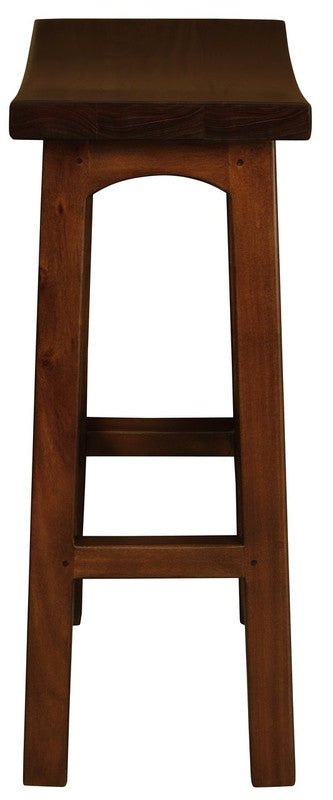 Tokyo Solid Mahogany Timber Barstool (Mahogany) Payday Deals