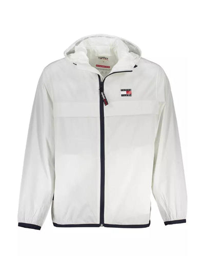 Tommy Hilfiger Men's White Polyamide Jacket - XL Payday Deals