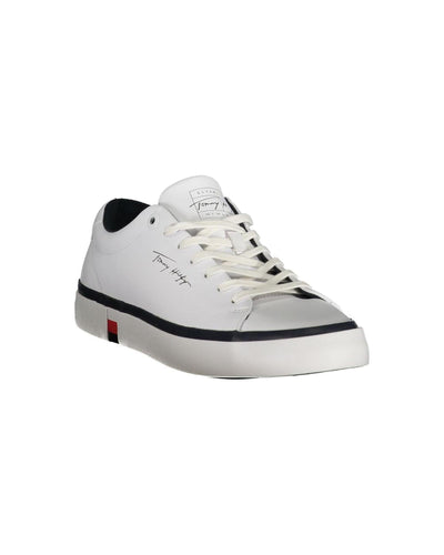 Tommy Hilfiger Men's White Polyester Sneaker - 40 EU Payday Deals