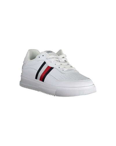 Tommy Hilfiger Men's White Polyester Sneaker - 44 EU Payday Deals