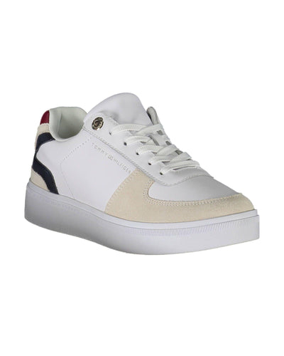 Tommy Hilfiger Women's White Polyester Sneaker - 38 EU Payday Deals
