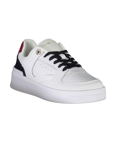 Tommy Hilfiger Women's White Polyester Sneaker - 39 EU Payday Deals