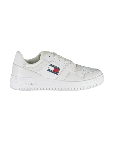Tommy Hilfiger Women's White Polyester Sneaker - 40 EU Payday Deals