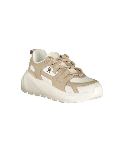Tommy Hilfiger Women's White Polyester Sneaker - 41 EU Payday Deals