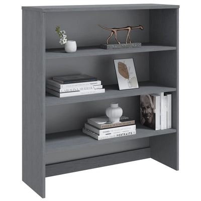 Top for Highboard Dark Grey 90x30x100 cm Solid Wood Pine Payday Deals