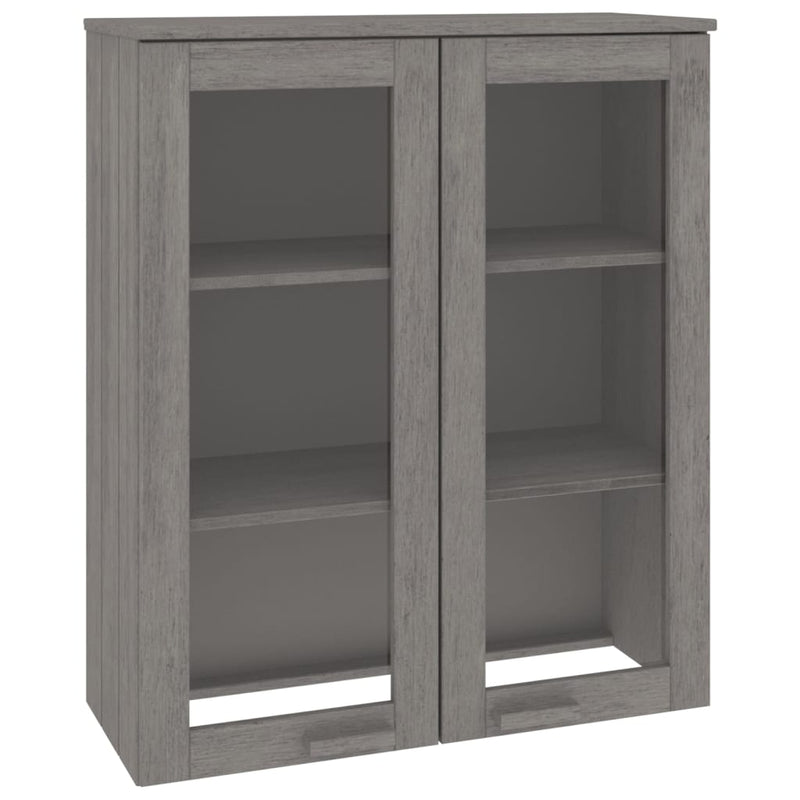 Top for Highboard Light Grey 85x35x100 cm Solid Wood Pine Payday Deals