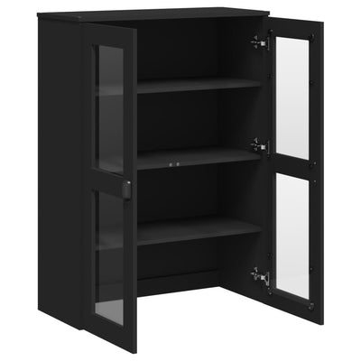 Top for Highboard VIKEN Black Engineered Wood Payday Deals