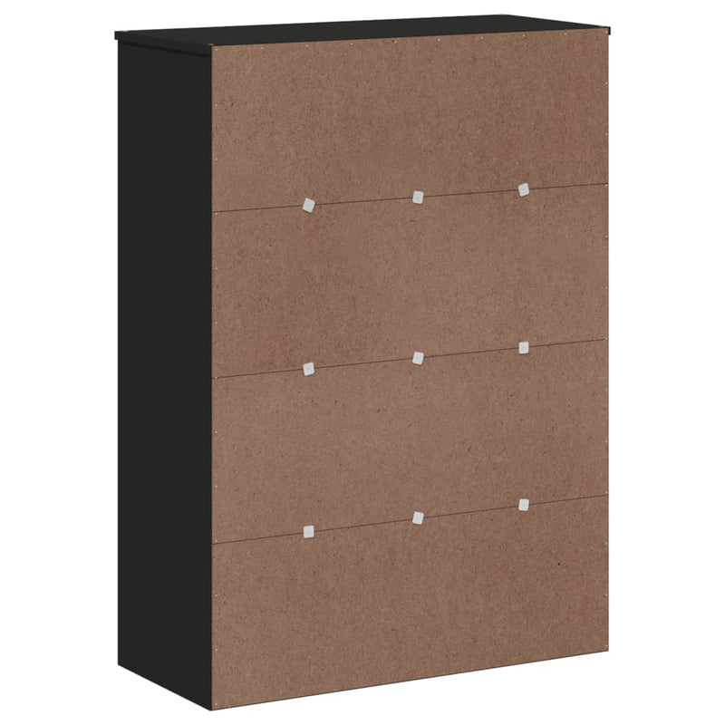 Top for Highboard VIKEN Black Engineered Wood Payday Deals