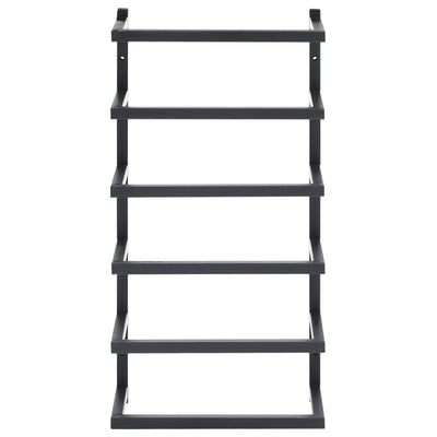 Towel Rack Black 24x12x48 cm Steel Payday Deals