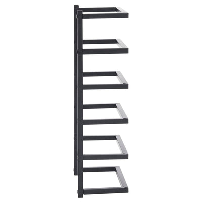 Towel Rack Black 24x12x48 cm Steel Payday Deals