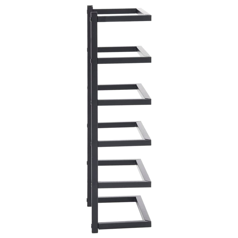 Towel Rack Black 24x12x48 cm Steel Payday Deals