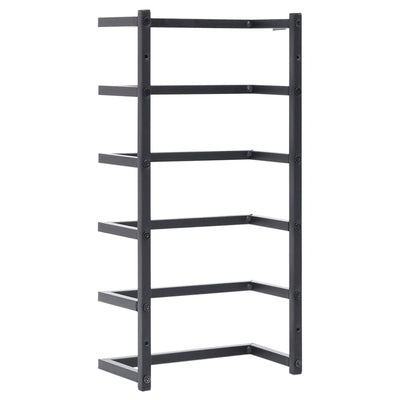 Towel Rack Black 24x12x48 cm Steel Payday Deals