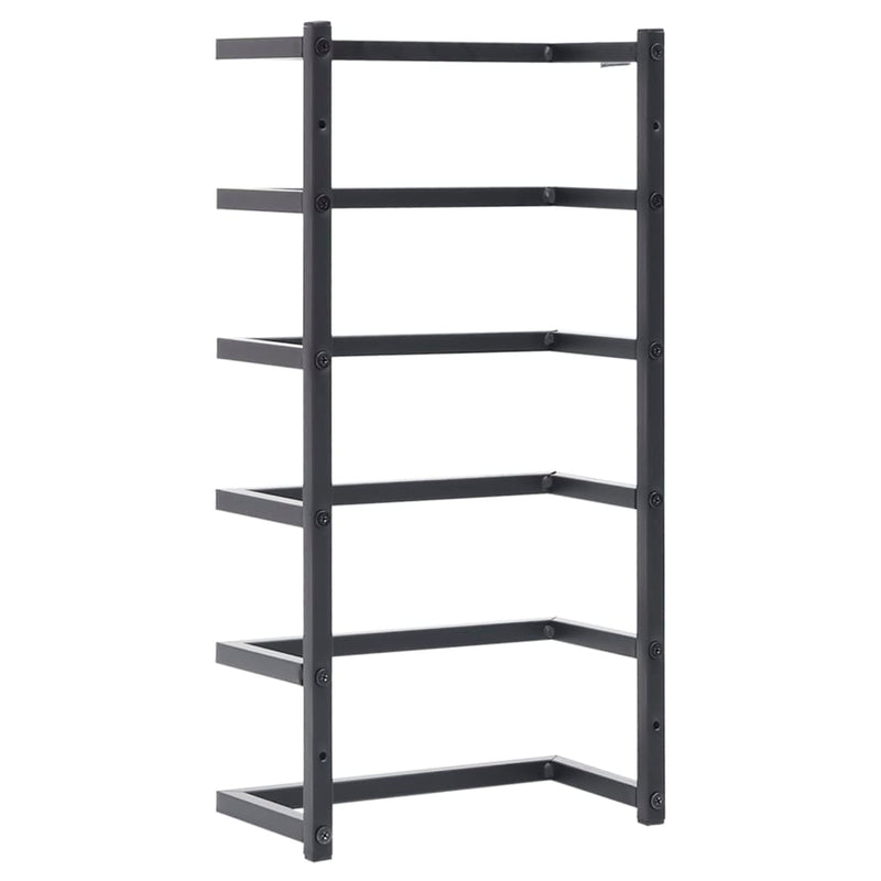 Towel Rack Black 24x12x48 cm Steel Payday Deals