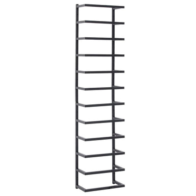 Towel Rack Black 24x12x96 cm Steel Payday Deals