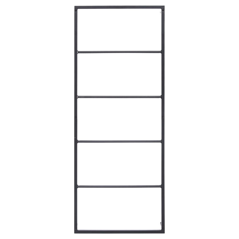 Towel Rack Black 45x10x115 cm Steel Payday Deals