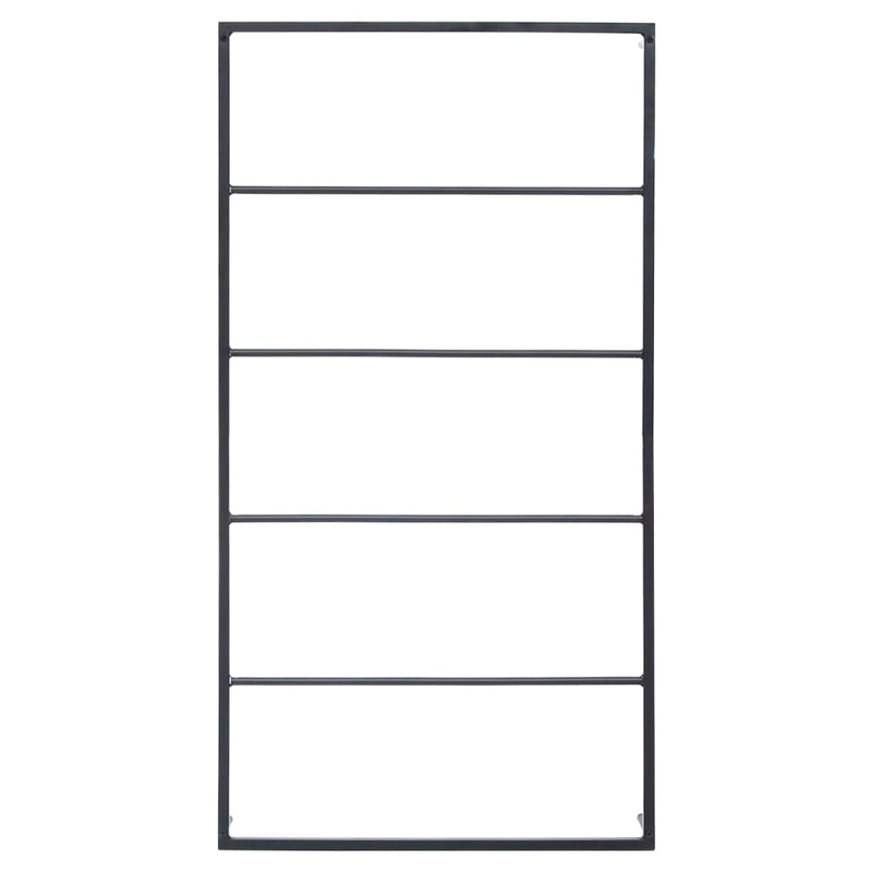 Towel Rack Black 60x10x116 cm Steel Payday Deals