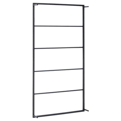 Towel Rack Black 60x10x116 cm Steel Payday Deals