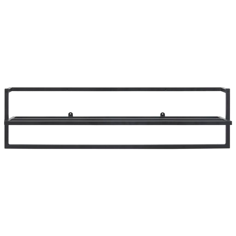 Towel Rack Black 95x25x22 cm Iron Payday Deals