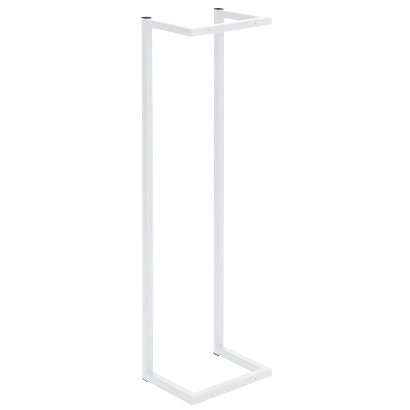Towel Rack White 25x20x95 cm Steel Payday Deals