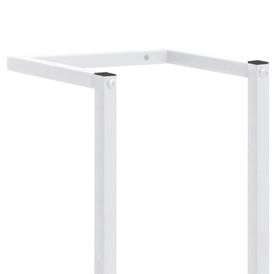 Towel Rack White 25x20x95 cm Steel Payday Deals