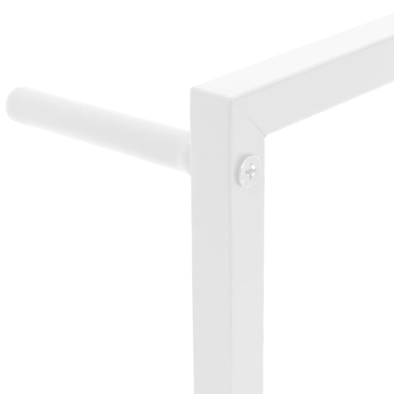 Towel Rack White 60x10x116 cm Steel Payday Deals