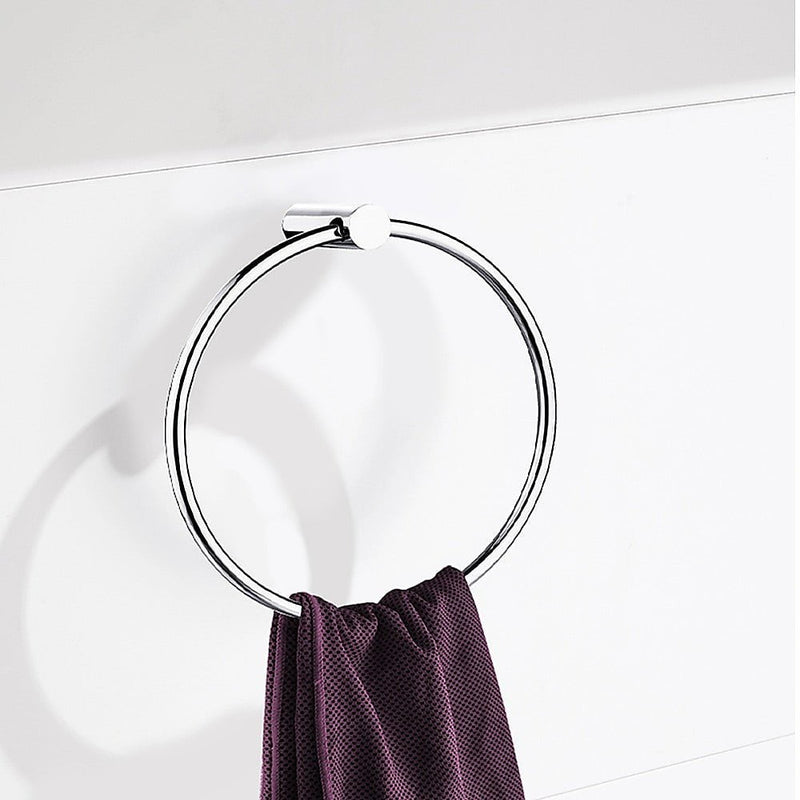 Towel Ring Rail Grade 304 Stainless Steel 18cm Payday Deals