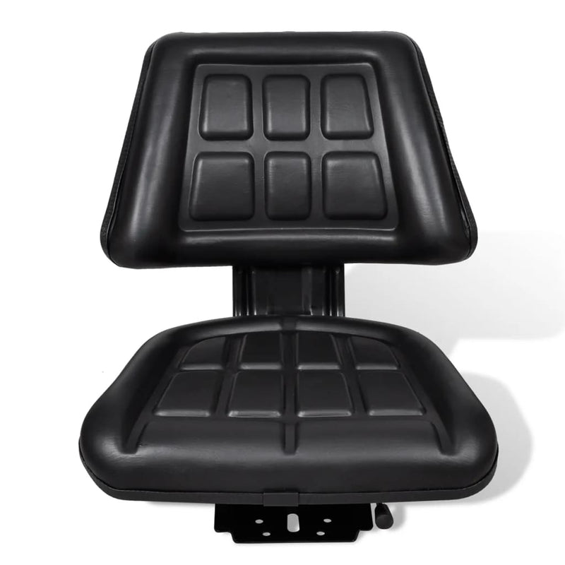 Tractor Seat with Backrest Black Payday Deals