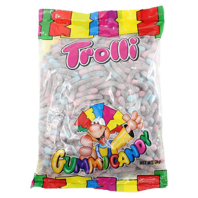 Trolli Britecrawlers Berry Edition Candy Lollies Sweets Bulk Pack 2kg Payday Deals