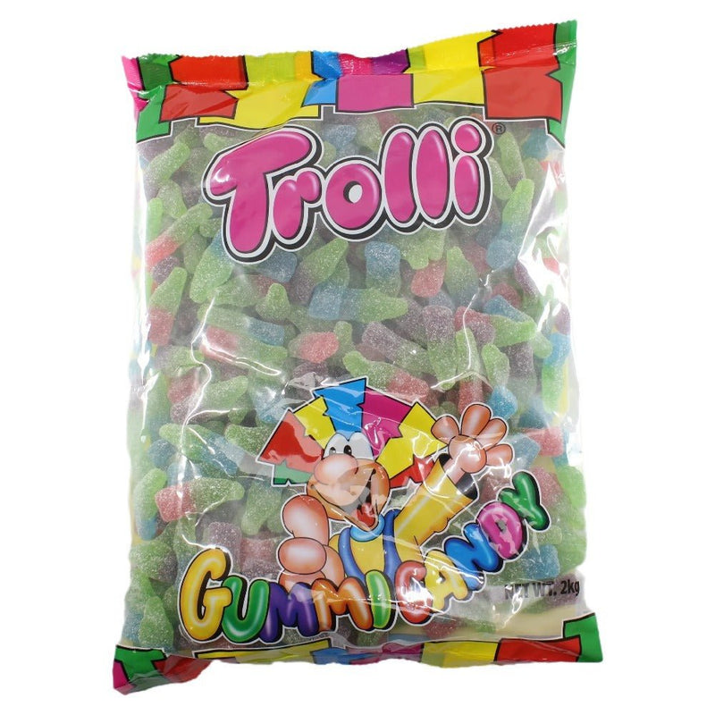 Trolli Fizzy Soda Bottles Candy Lollies Sweets Bulk Pack 2kg Payday Deals
