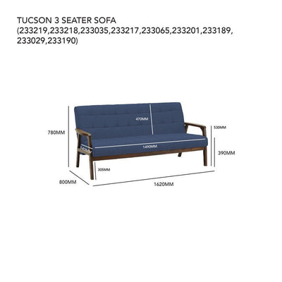 Tucson 3 Seater Sofa Payday Deals