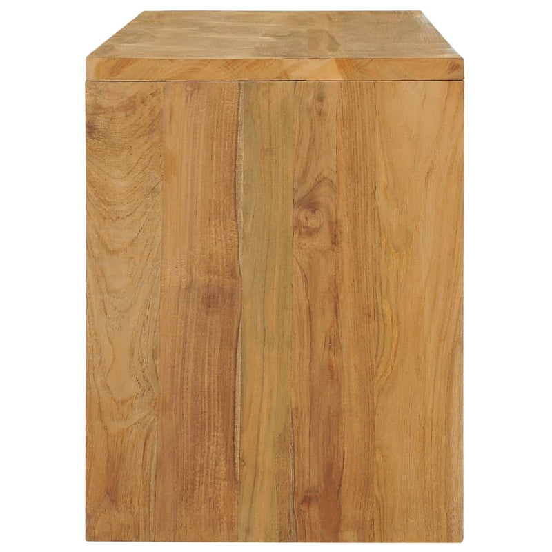 TV Cabinet 100x35x45 cm Solid Teak Wood Payday Deals