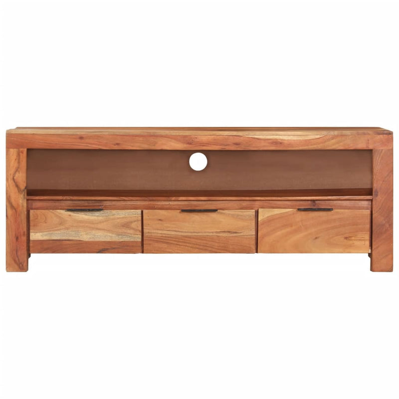 TV Cabinet 110x30x40 cm Solid Wood Acacia Payday Deals