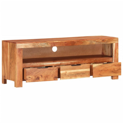 TV Cabinet 110x30x40 cm Solid Wood Acacia Payday Deals