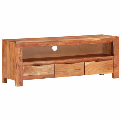 TV Cabinet 110x30x40 cm Solid Wood Acacia Payday Deals