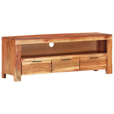 TV Cabinet 110x30x40 cm Solid Wood Acacia Payday Deals