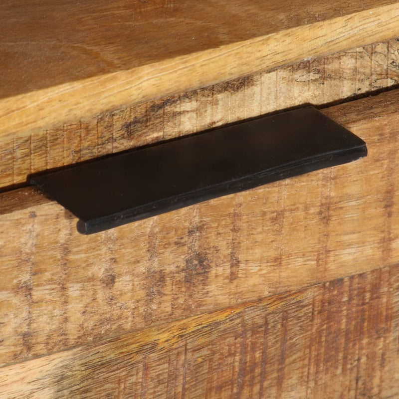 TV Cabinet 110x30x40 cm Solid Wood Rough Mango Payday Deals