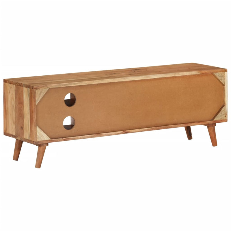 TV Cabinet 112x30x40 cm Solid Wood Acacia Payday Deals