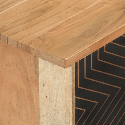 TV Cabinet 112x30x40 cm Solid Wood Acacia Payday Deals