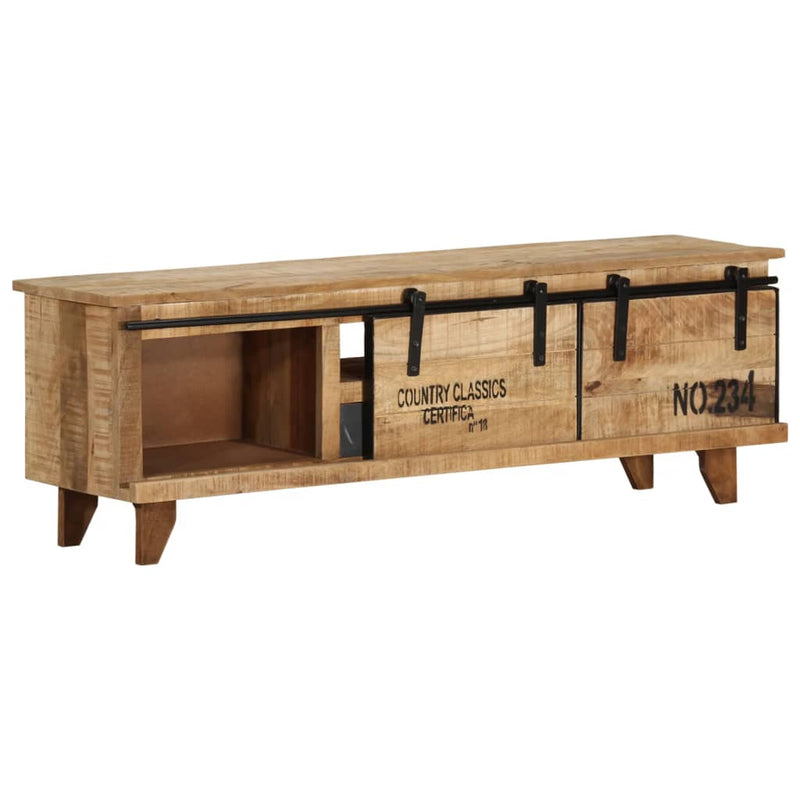 TV Cabinet 120x30x40 cm Solid Mango Wood Payday Deals