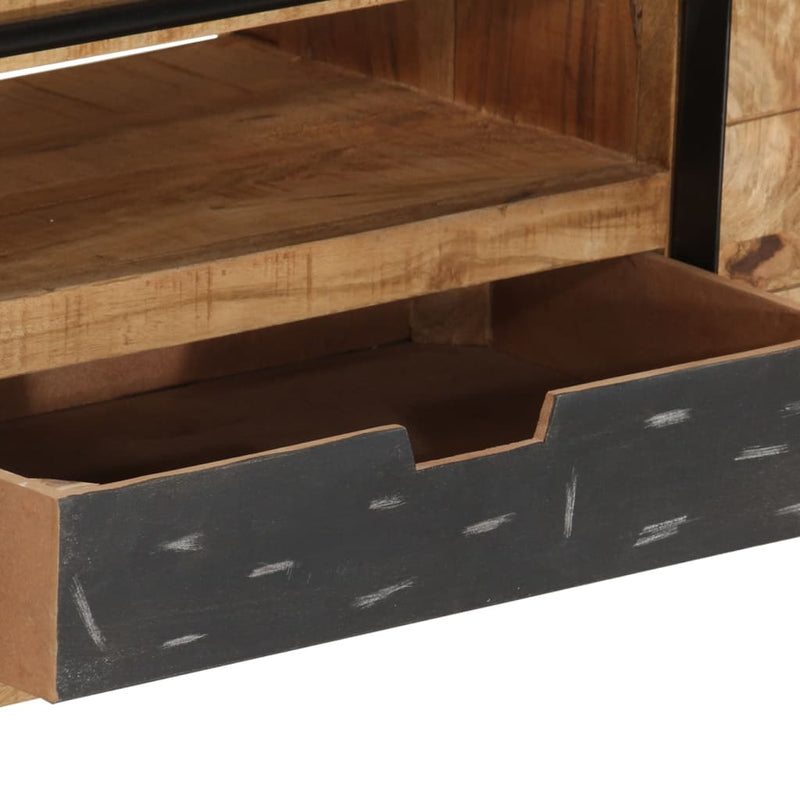TV Cabinet 120x30x40 cm Solid Mango Wood Payday Deals