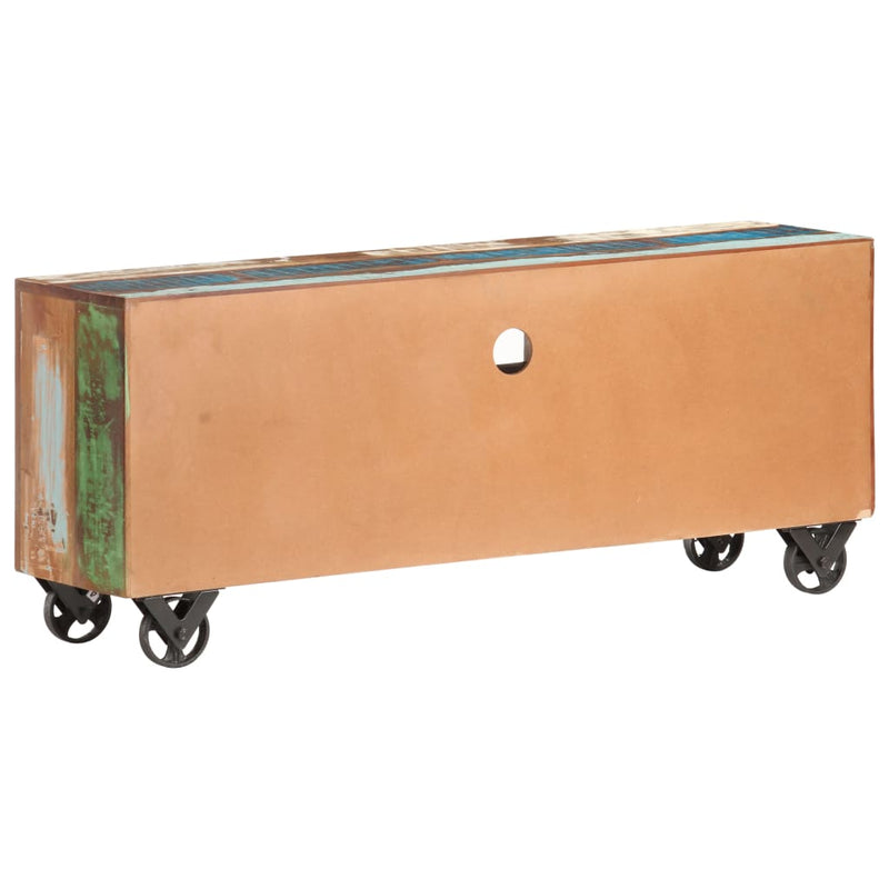 TV Cabinet 120x30x50 cm Solid Reclaimed Wood Payday Deals