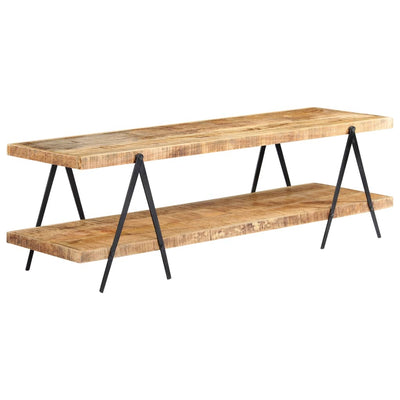 TV Cabinet 160x40x50 cm Solid Mango Wood Payday Deals