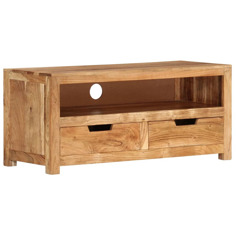 TV Cabinet 88x35x40 cm Solid Wood Acacia Payday Deals