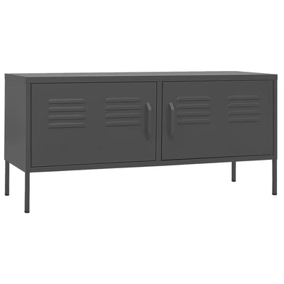 TV Cabinet Anthracite 105x35x50 cm Steel Payday Deals