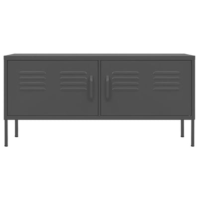 TV Cabinet Anthracite 105x35x50 cm Steel Payday Deals