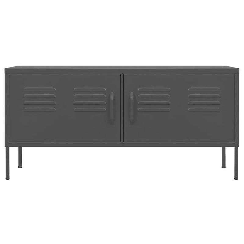 TV Cabinet Anthracite 105x35x50 cm Steel Payday Deals