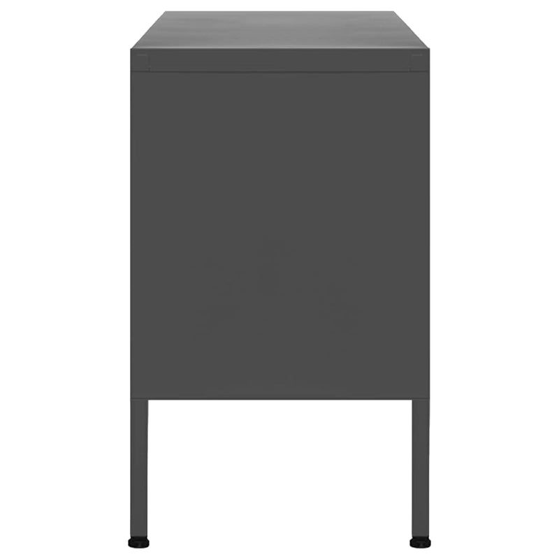 TV Cabinet Anthracite 105x35x50 cm Steel Payday Deals
