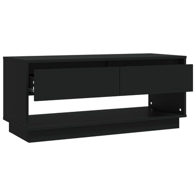 TV Cabinet Black 102x41x44 cm Engineered Wood Payday Deals